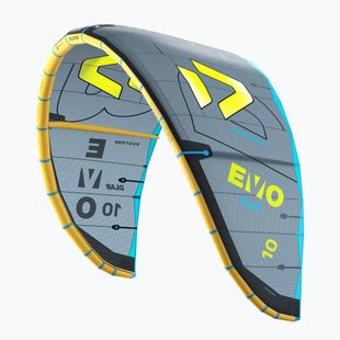 Kitesurf-Kite Duotone Evo D/LAB dark grey/lime