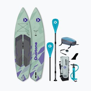 Aufblasbares Set SUP-Board Duotone iSUP Package Premium Blitz Air SLS pale green