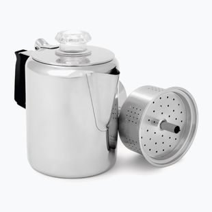 GSI Outdoors Glacier Stainless 3 Tasse Perc W/Silikon Griff poliert Wandern Cafe