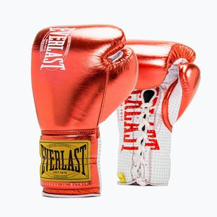 Boxhandschuhe Everlast Fight Leather red