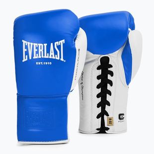 Boxhandschuhe Everlast Powerlock OG Pro Fight blue/white