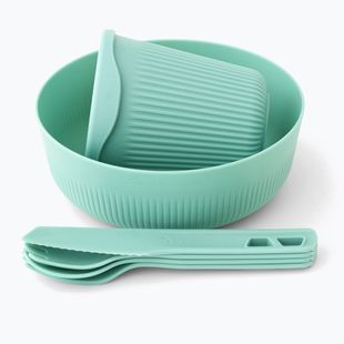 Campinggeschirr Set Sea to Summit Passage Dinnerware aqua sea