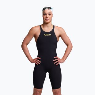 Damen-Startanzug Funkita Apex Viper Secure Kneeskin black attack