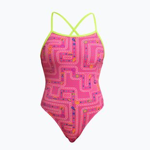 Einteiler Badeanzug Kinder Funkita Tie Me Tight One Piece packed pink