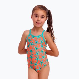 Einteiliger Kinder-Badeanzug Funkita Printed One Piece stars below