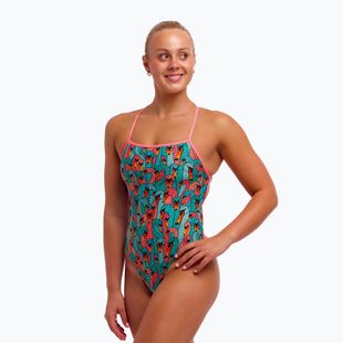 Damen-Badeanzug Funkita Strapped In One Piece swan see swan