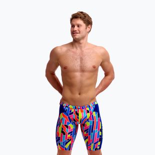 Schwimm-Jammer Herren Funky Trunks Training Jammers fauit lines