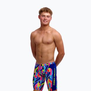 Schwimm-Jammer Kinder Funky Trunks Training Jammers fault lines