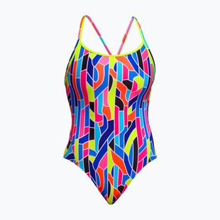 Damen Badeanzug  Funkita Diamond Back One piece fault lines