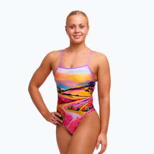 Damen Badeanzug Funkita Strapped In One piece meadow made
