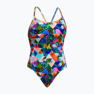 Badeanzug Damen Funkita Diamond Back One Piece palm prism