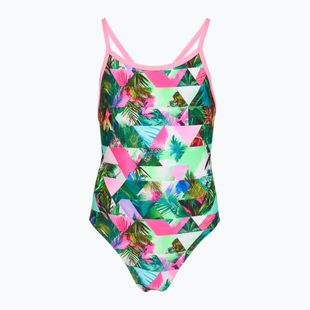 Kinder-Badeanzug, einteilig, Funkita Single Strap One Piece sub lime