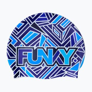 Schwimmkappe Funky Silicone blue bits