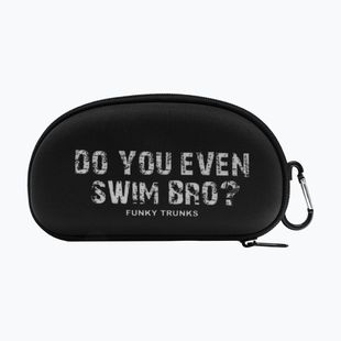 Etui und Schutzbrille Funky Trunks Case Closed swim bro