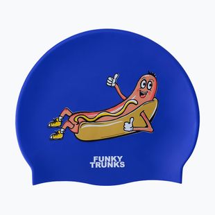 Schwimmkappe Funky Trunks Silicone hot dawg