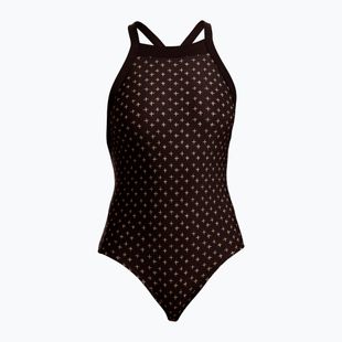 Damen-Einteiler Badeanzug Funkita Sky Hi One Piece hot cross