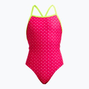 Kinder Badeanzug Funkita Strapped In One Piece pink proton