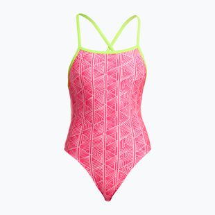 Damen-Einteiler Badeanzug Funkita Tie Me Tight One Piece sweet stack