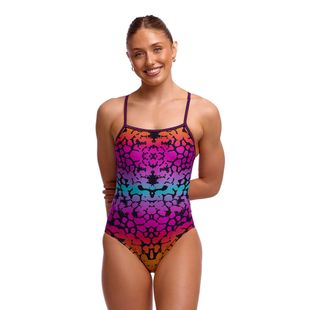 Damen-Einteiler Badeanzug Funkita Single Strap One Piece wild animal