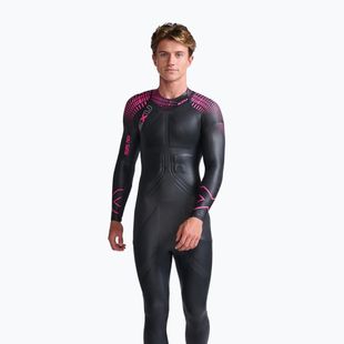 Herren 2XU Propel PRO 3 mm schwarz/punk pink Triathlon Neoprenanzug