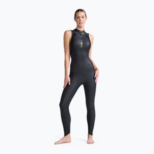 Damen Triathlon Neoprenanzug 2XU Propel:1 schwarz/ambition WW4995C