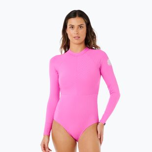 Damen-Einteiler Badeanzug  Rip Curl Premium Surf Surf Suit super pink