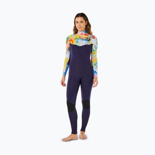Damen Schwimm-Neoprenanzug Rip Curl Dawn Patrol Pro 3/2 mm Chest Zip multicolor