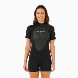 Damen Schwimm-Neoprenanzug Rip Curl Omega 2/2 mm Back Zip Springsuit black