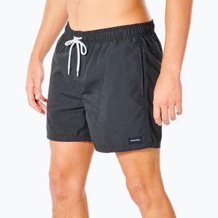 Herren Rip Curl Offset Volley Badeshorts schwarz CBOLQ4