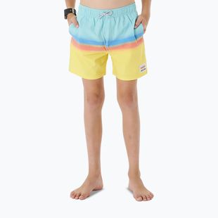 Kinder Shorts Rip Curl Surf Revival Volley 46 blau-gelb 27BBO