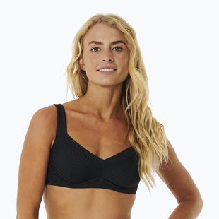 Rip Curl Premium Surf E Cup Badeanzug Top schwarz