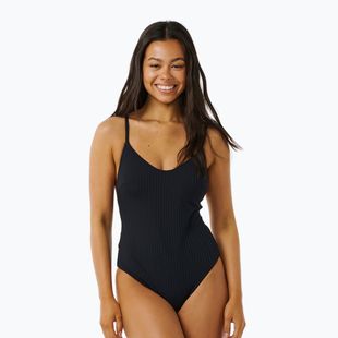 Einteiliger Badeanzug für Frauen Rip Curl Premium Cheeky schwarz