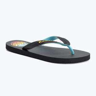 Herren Rip Curl Wetty Fade Bloom gewaschene schwarze Flip Flops