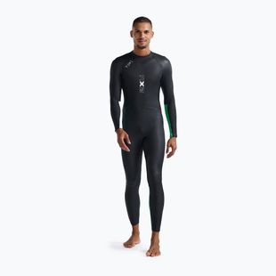 Herren 2XU Propel Openwater Triathlon Neoprenanzug schwarz/hellgrün