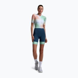 Damen-Triathlonanzug 2XU Aero Hex Sleeved jelly mint/majol