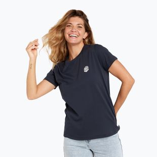 Damen Rip Curl Re-Entry Crew T-shirt navy