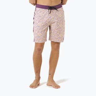 Rip Curl Mirage Floral Reef Herren Badeshorts in rauchiger Traube