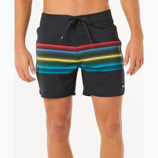 Herren Rip Curl Mirage Retro Mumma Schwimmen Shorts schwarz