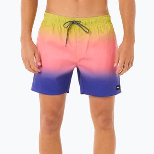 Men's Rip Curl Laze Fade Volley Badeshorts wild berry