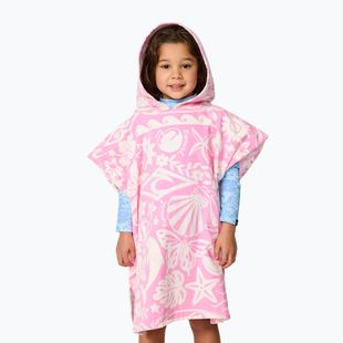 Poncho für Damen Rip Curl Mixed Snap Cotton Hooded pink