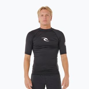 Herren-Schwimmshirt Rip Curl Waves Upf Perf black