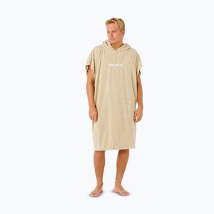Herrenponcho Rip Curl Brand Hooded khaki