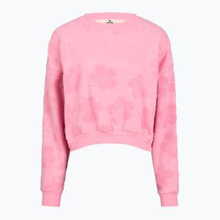 Damenpullover Rip Curl Paradise Terry Crew pink