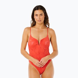Damen-Badeanzug Rip Curl Oasis V Wire Multi Fit rot