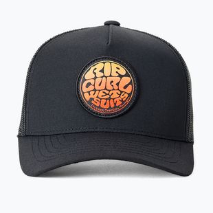 Kinder-Basecap Rip Curl Wetsuit Icon Trucker washed black