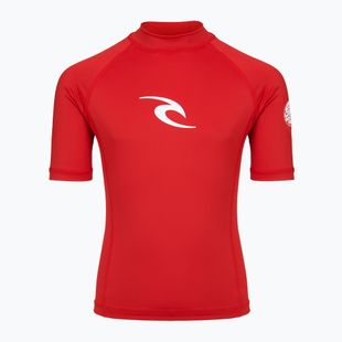 Kinder-Schwimmshirt Rip Curl Waves Upf lava red