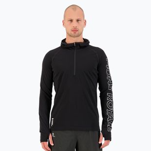 Herren Thermo-Sweatshirt Mons Royale Temple Tech Hood schwarz