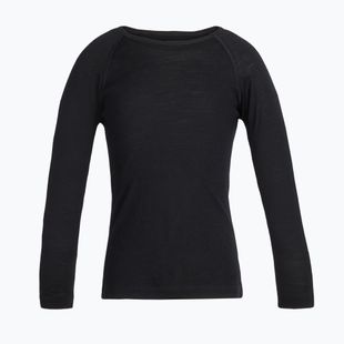 Thermo-Longsleeve Kinder icebreaker 200 Oasis Crewe black