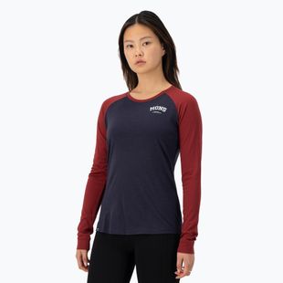 Thermoactives Longsleeve Damen Mons Royale Icon Raglan cherry/ 9 iron