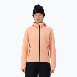 Damen Sweatshirt Hoodie Pullover Mons Royale Arcadia Merino Fleece Hoody melon